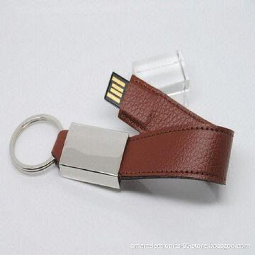 Leather Bracelet USB Flash Drives, 64MB-128GB Capacity